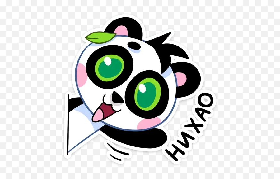 U201d Stickers Set For Telegram Emoji,Panda Dab Emoji