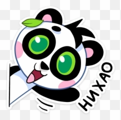 U201d Stickers Set For Telegram Emoji,Panda Dab Emoji