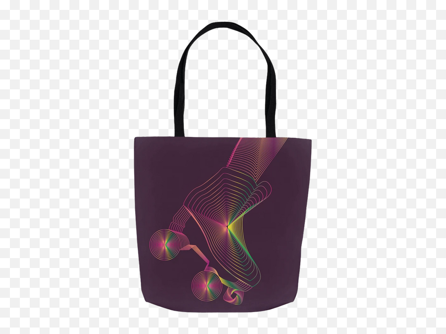 Roller Skate Plum Tote Bag U2013 Honey Dazed Emoji,Rollerskate Emoji