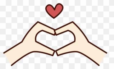 Illustration Of Both Hands Making The Shape Of A Heart Emoji,Korean Heart Hand Emoji