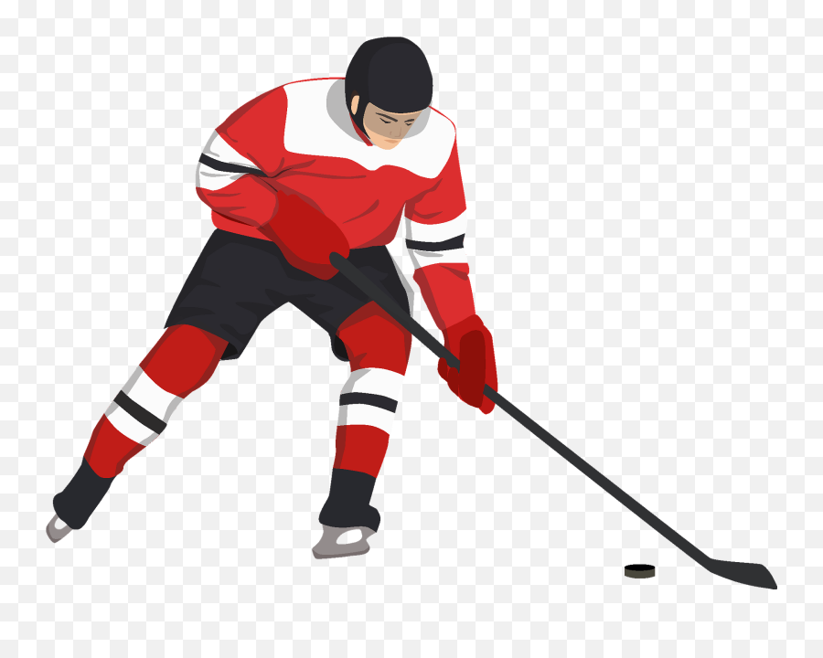 Hockey Player Clipart - Hockey Player Hockey Clipart Emoji,Hockey Puck Emoji