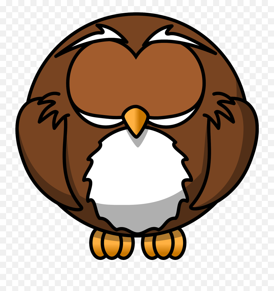 Sleeping Owl Clipart - Cartoon Owl Emoji,Esperanto Flag Emoji