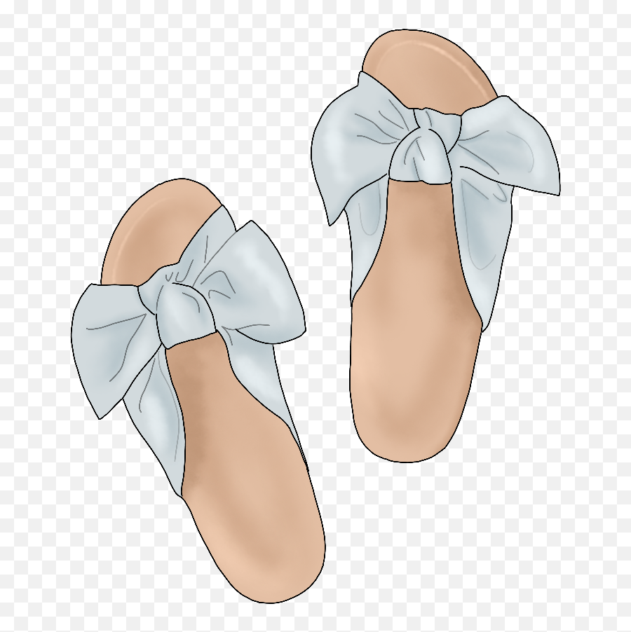 Sandals Bows Flipflops Shoes Sticker - Bow Emoji,Emoji Footwear