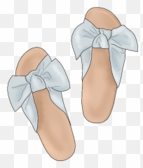 Sandals Bows Flipflops Shoes Sticker - Bow Emoji,Emoji Footwear