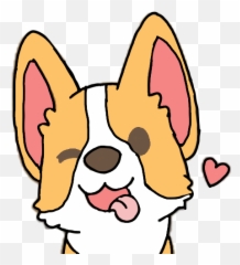 Kawaii Cute Easy Drawings Emoji,Corgi Emoji