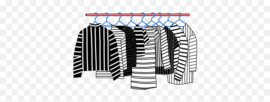 Clothes Hangers Black White Sticker - Long Sleeve Emoji,How To Make Emoji Clothes