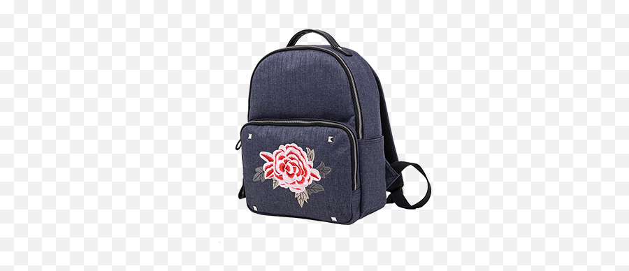 Traveling Bag Cosmetic Bag Leather Handbag Shoulder Bag - Garden Roses Emoji,Emoticons Backpack