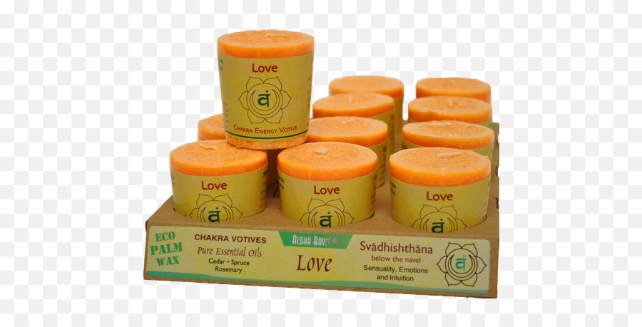 Votive - Love Sacral Chakra Namaste Bookshop Votive Candle Emoji,Chakras And Emotions