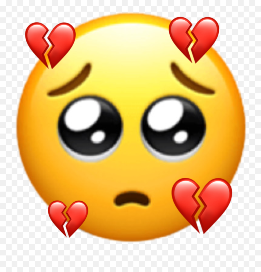 Discover Trending Broken Heart Stickers Picsart - Sad Broken Heart Emoji,Heart Facebook Download Emoticon