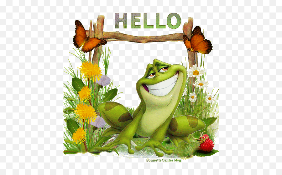 Animated Frog Hello Greeting Good Morning - Good Morning Frog Gif Emoji,Fun2draw Emoji