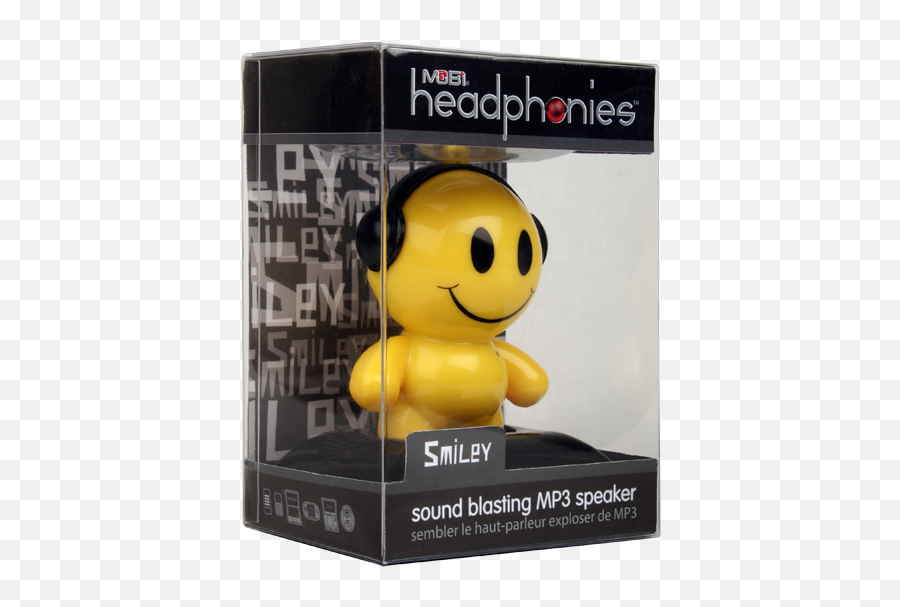 Mobi Headphonies Rechargeable Mp3 - Happy Emoji,Le Shrugging Man Emoticon