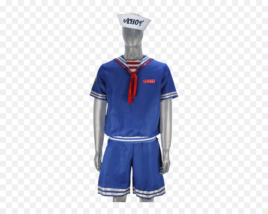 Disfraz De Halloween De Stranger Things Para Adultos Y Niños Traje De Sailor Camiseta Chaleco Pantalones Cortos Uniforme O Calcetín 2019 - Ahoy Stranger Things Clothes Emoji,Disfraces De Ni?os De Emojis