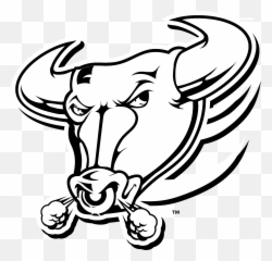 Buffalo Transparent Black And White - Buffalo Bulls Logo Black And White Emoji,Buffalo Bills Emoji