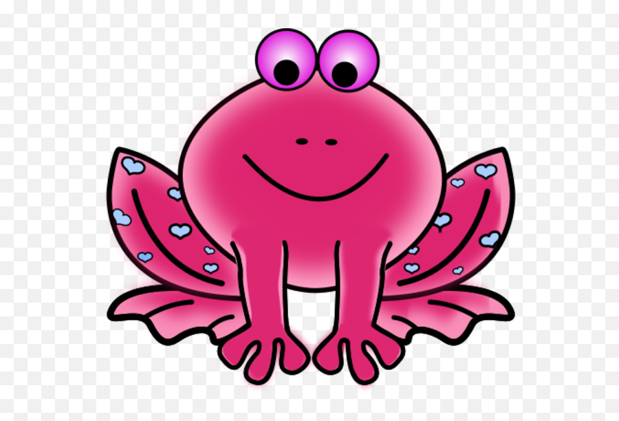 Pink Frog Clipart - Frog Clip Art Emoji,Frog Emoji Png