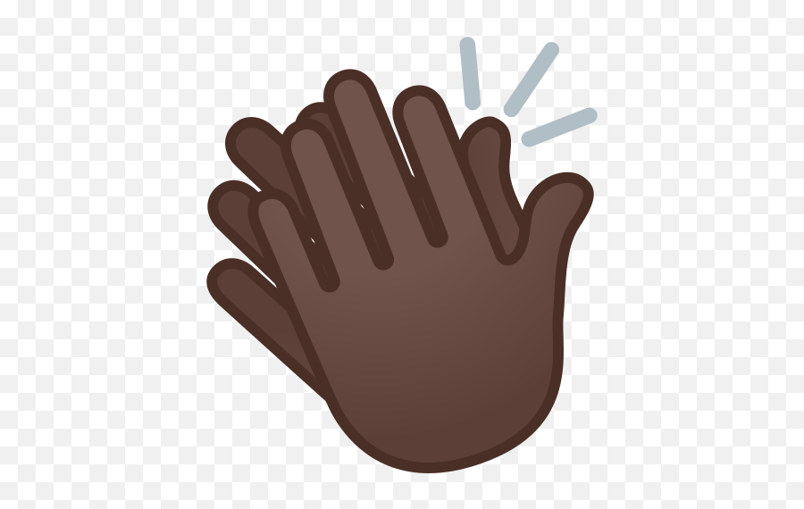 Dark Skin Tone Clapping Hands - Transparent Emoji Clapping,Pray Hand Emojis