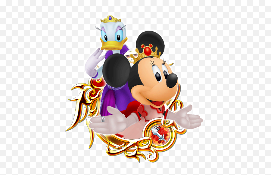 Minnie U0026 Daisy - Khux Wiki Kingdom Hearts Medals Emoji,Dash Emoji Blitz Leveo 2