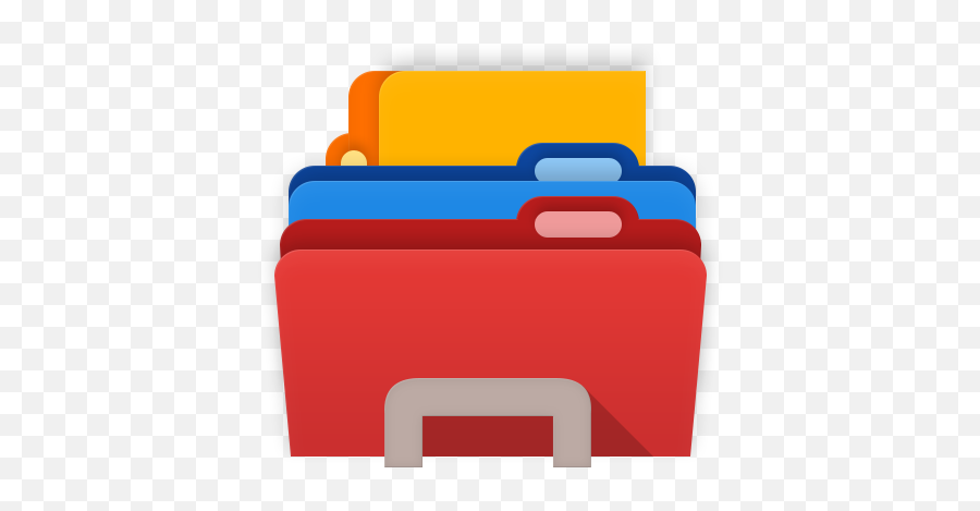 Ícone Pastas Do Explorer Livre De Material Icon - Folder Explorer Icon Emoji,Emoticon Explorador