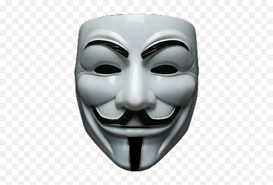 Mask Sticker By Google Gm - Anonymous Mask Png Emoji,Crying Laughing Emoji Mask
