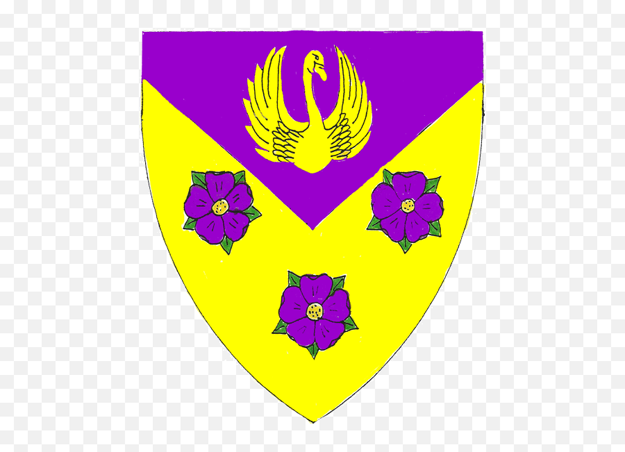 Kingdom Of Caid Roll Of Arms - Royalty Language Emoji,Emoticon With Floers