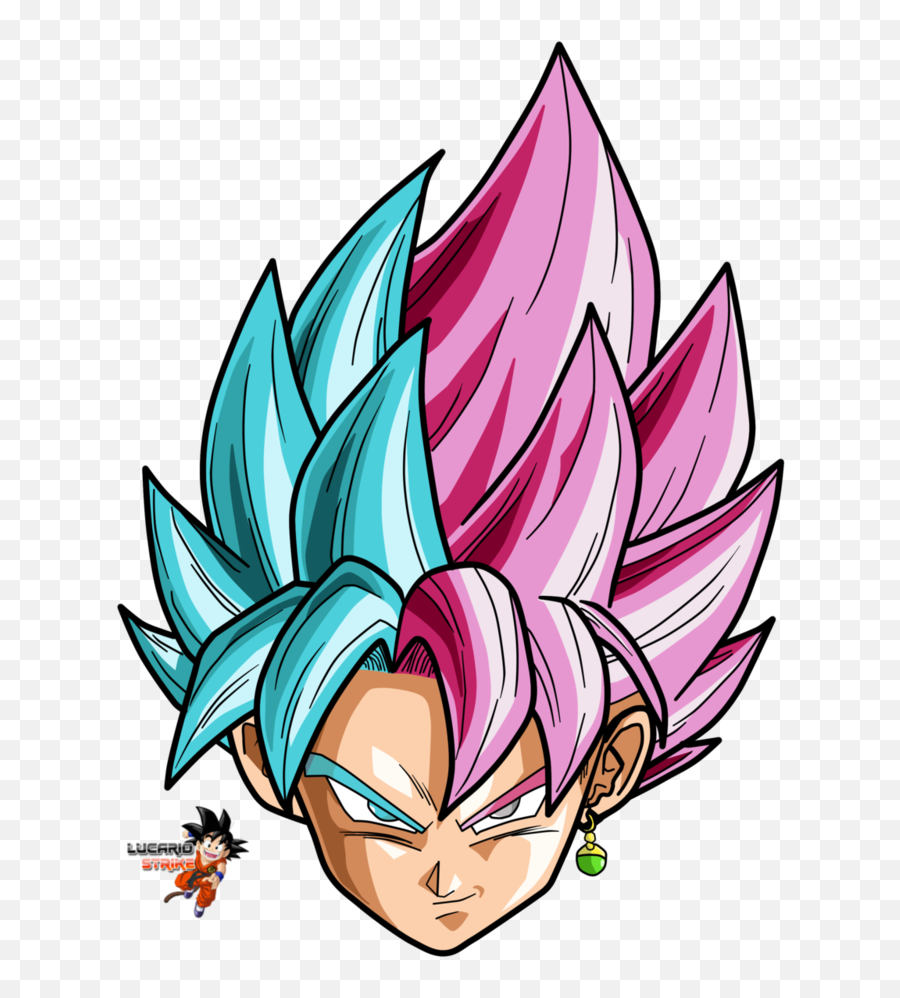 Goku Super Sayajin Blue Rose By Lucario - Strike Super Blue Goku Rose Emoji,Angry Emoticon Facebook Super Sayian