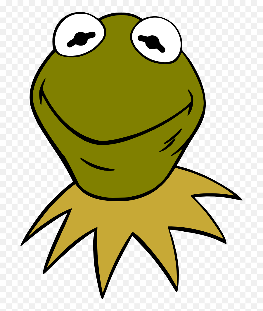 How To Draw Kermit The Frog Face - How To Images Collection Kermit The Frog Clipart Emoji,Kermit Sipping Tea Emoji