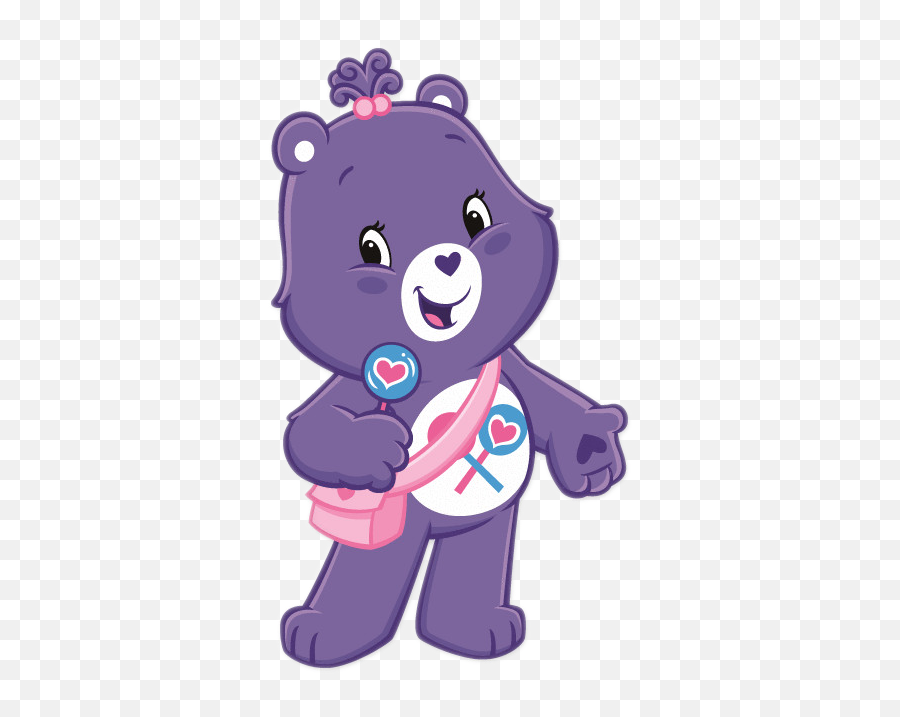 Care Bear - Purple Care Bear Png Emoji,Care Bear Emoji