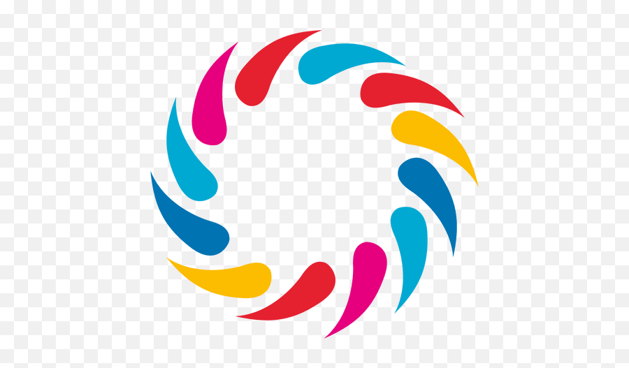 Multicolor Swirls Circle Logo Transparent Png U0026 Svg Vector Emoji,Emoji Color Swirls