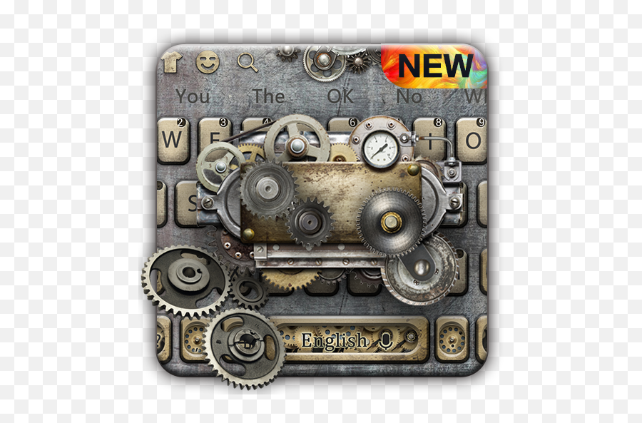 Exquisite Metal Mechanical Sheet Metal Keyboard Apk Download Emoji,Rabbit Emoticons Keyboard