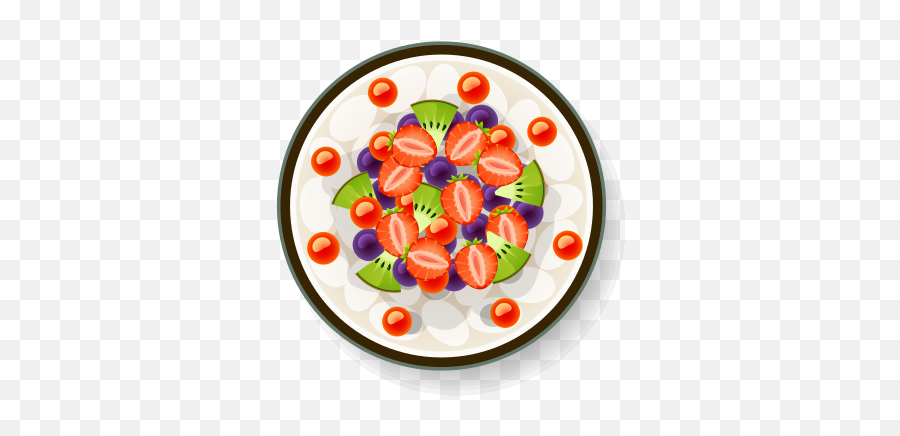 Pudding Pavlova Food Salad Free Icon Of Christmas - Themed Food Emoji,Salad Emoticon