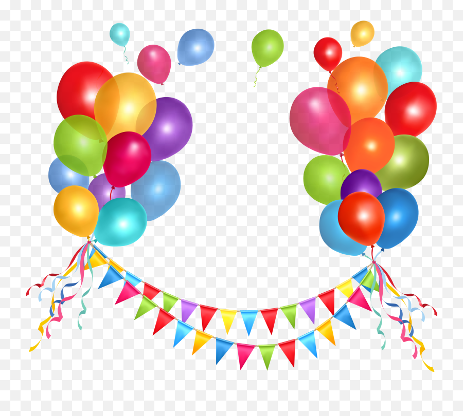 Free Birthday Balloons Png Download Free Clip Art Free - Birthday Balloons Png Emoji,Emoji Balloons At Party City