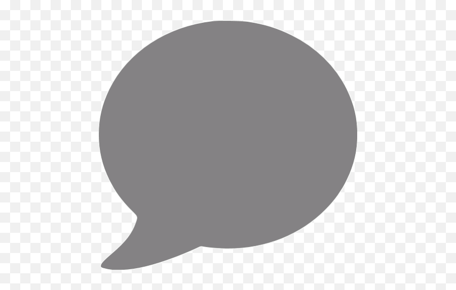 Gray Speech Bubble Icon - Free Gray Speech Bubble Icons Dot Emoji,Bubbles Emoji