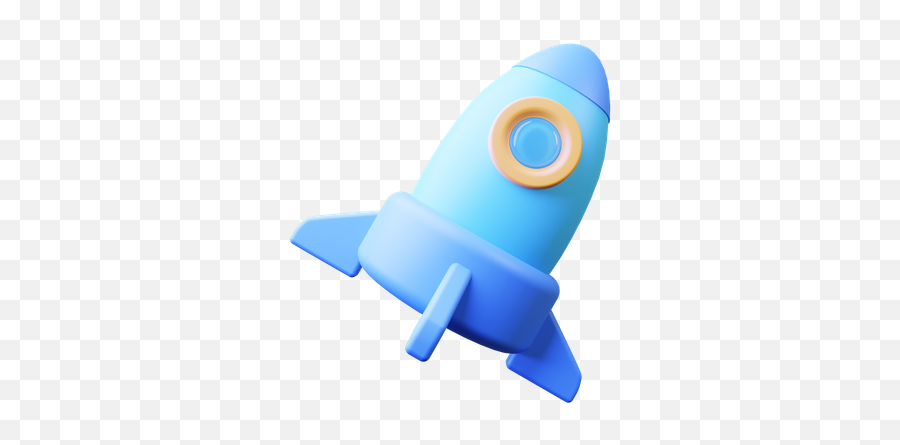 Premium Rocket 3d Illustration Download In Png Obj Or Blend Emoji,Rocket Emoji Transparent Png