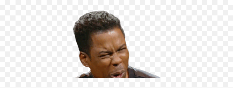 Disgusted Chris Rock Sticker - Disgusted Chris Rock Total Emoji,The Rock Eyebrow Discord Emoji