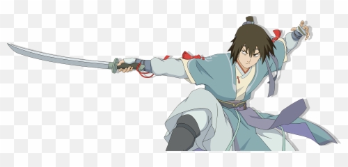 Hayate Gekko Gekkou Samurai Sticker By Weeb Stuff U2022 - Hayate Gekko Samurai Emoji,Samurai Sword Emoji