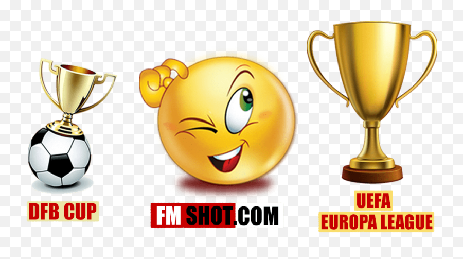 Hamburger Sv - Dfb Cup Vs Uefa Europa League Fm Story Football Vector Emoji,Trophy Emoticon