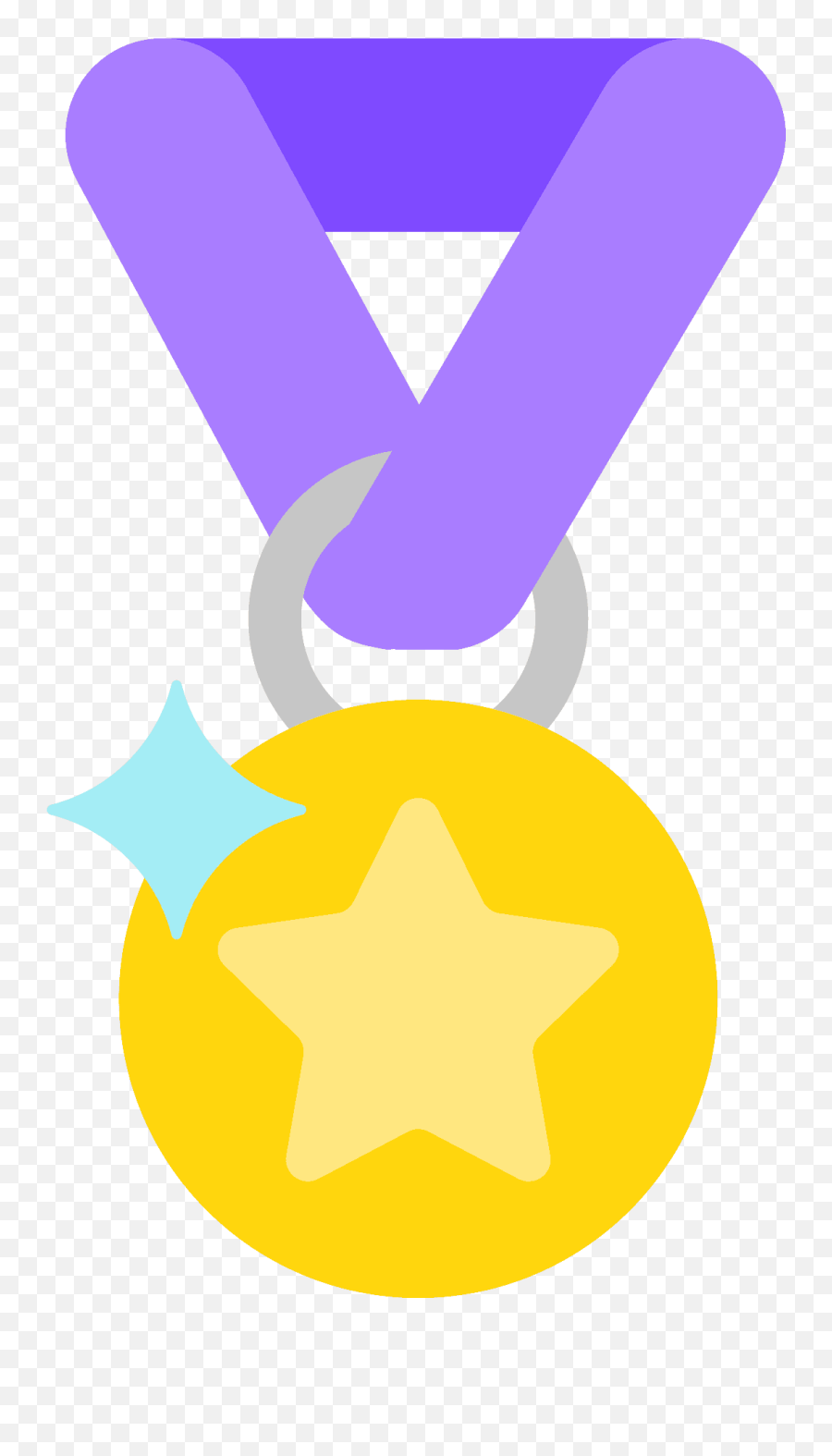 Sports Medal Id 11706 Emojicouk - Star Medal Emoji No Background,Gold Medal Emoji