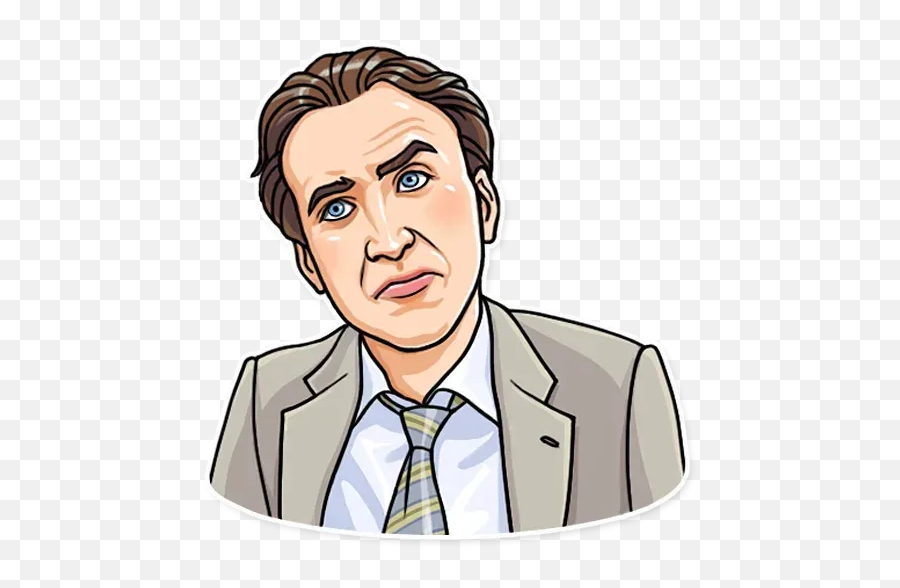 Nicolas Cage Whatsapp Stickers - Worker Emoji,Nicolas Cage Emoji