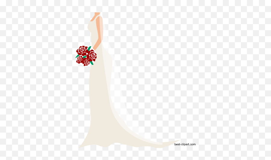 Free Clip Art For Wedding Invitations Place Cards And Cards - Wedding Dress Emoji,Bridal Shower Emoji Game