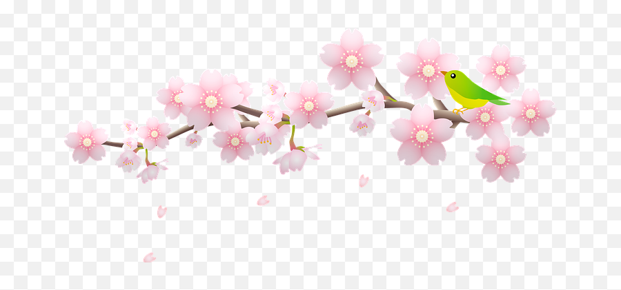 Free Japanese Japan Illustrations - Girly Emoji,Cherry Flower Japan Emoji