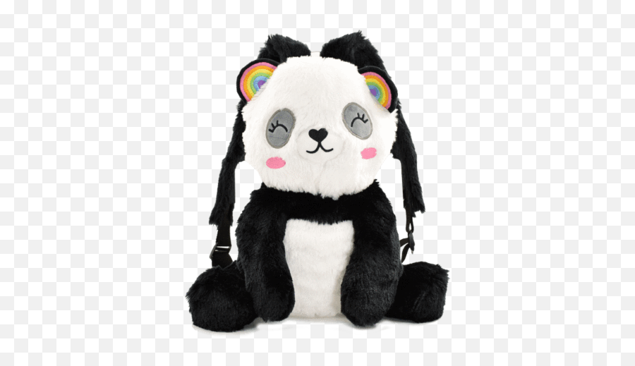 Back To School Supplies And Bags - Panda Furry Backpack Emoji,Emoji Backpacks For School
