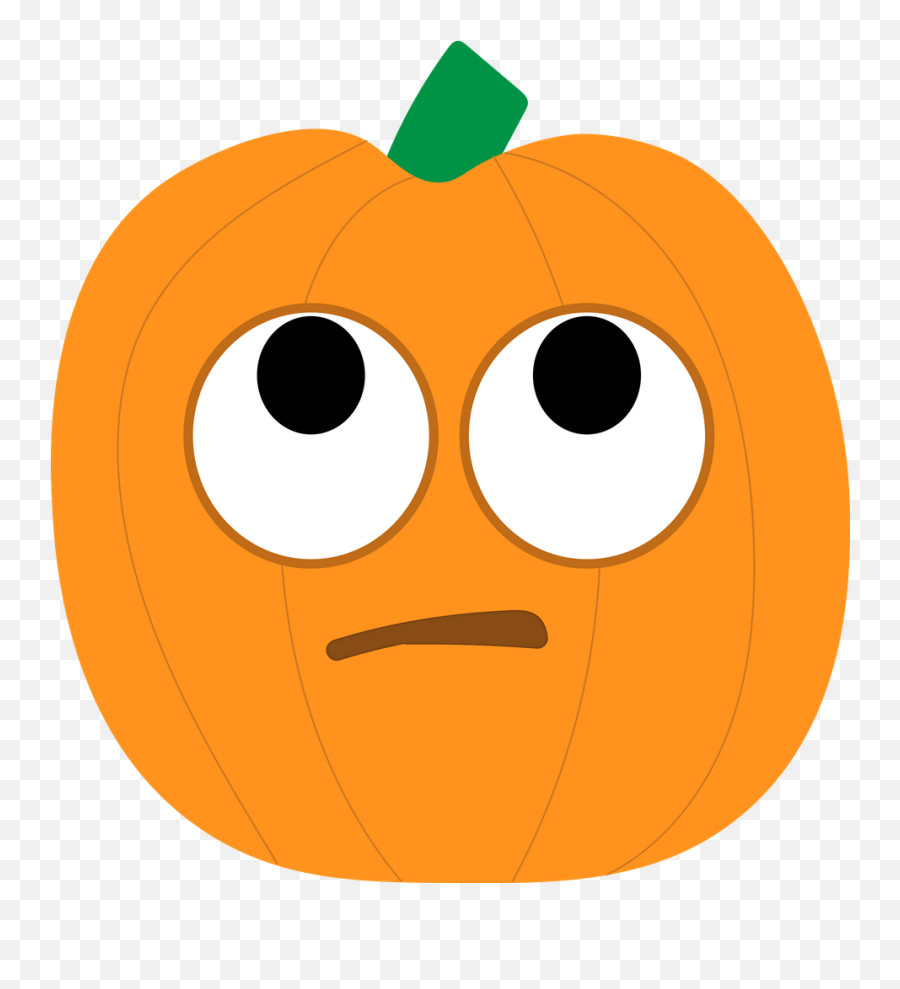 Pumpkin Emoji Eye Roll,Pumpkin Emoji