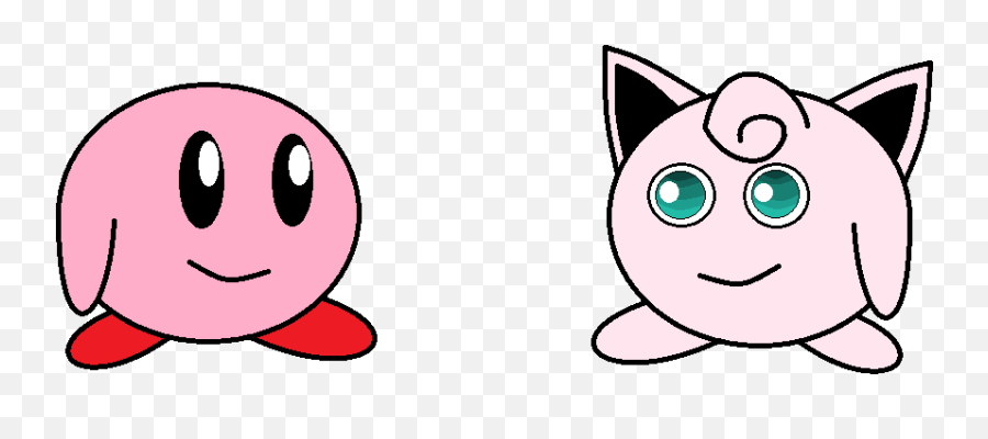 Kirby And Jigglypuff - Jiggglypuff Kirby Emoji,Jigglypuff Emoticon