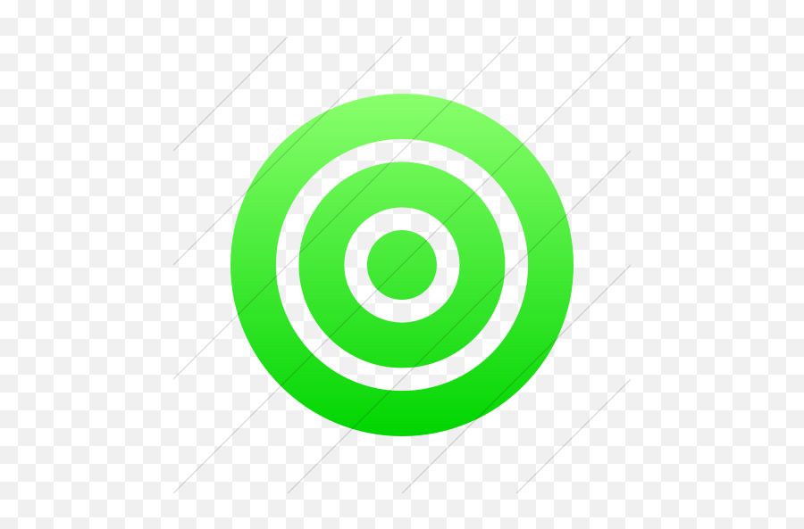 Iconsetc Simple Ios Neon Green Gradient Foundation 3 - Shooting Target Emoji,Emoticons On Aim