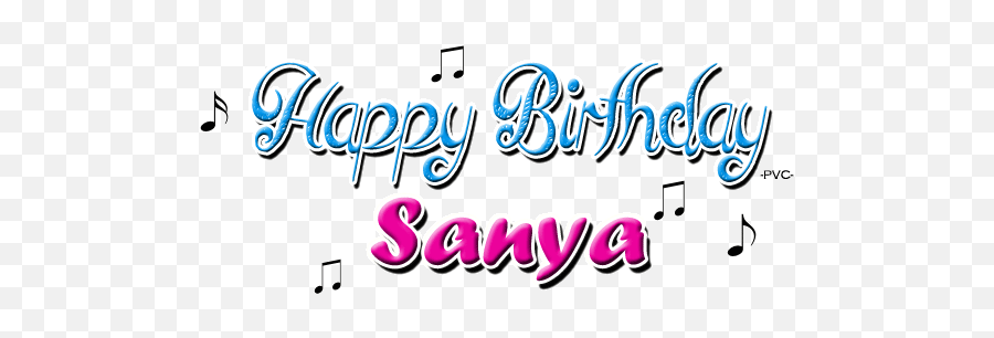 Happy Birthday Sanya Aka Sagl Aka - Happy Birthday Sanya Di Best Gif Emoji,Happy Birthday Emoticon For Sametime