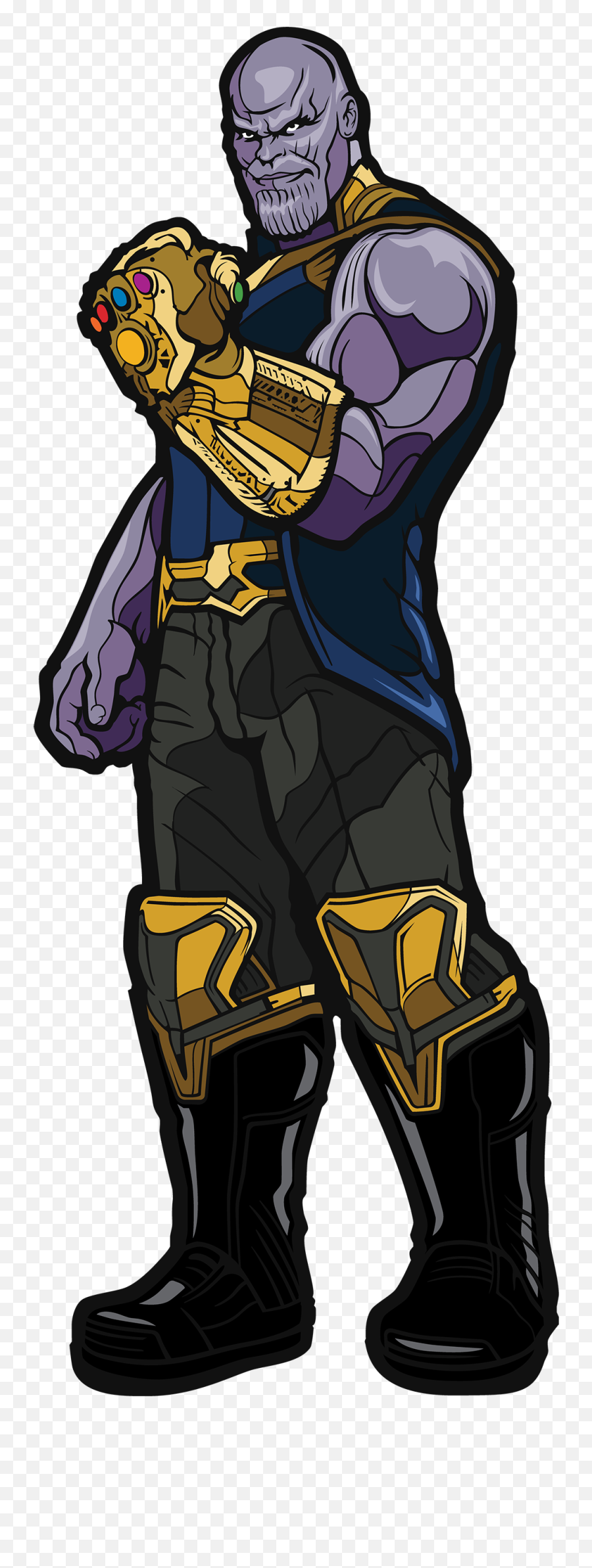 Infinity War - Thanos Figpin Xl Clipart Full Size Clipart Thanos Figpin Xl Emoji,Avengers Infinity War Facebook Emoji