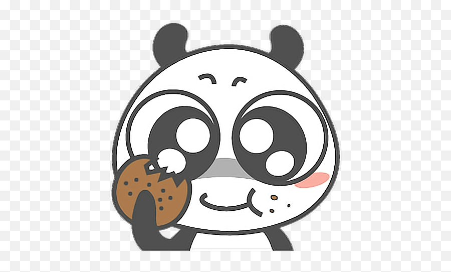 Mq Panda Cookie Emoji Emojis Sticker By Marras - Dot,Emojis Pandas