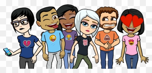 Visual Rhetoric Capstone - Snapchat Bitmoji Png Emoji,Exaggerated Cartoon Expression Emojis