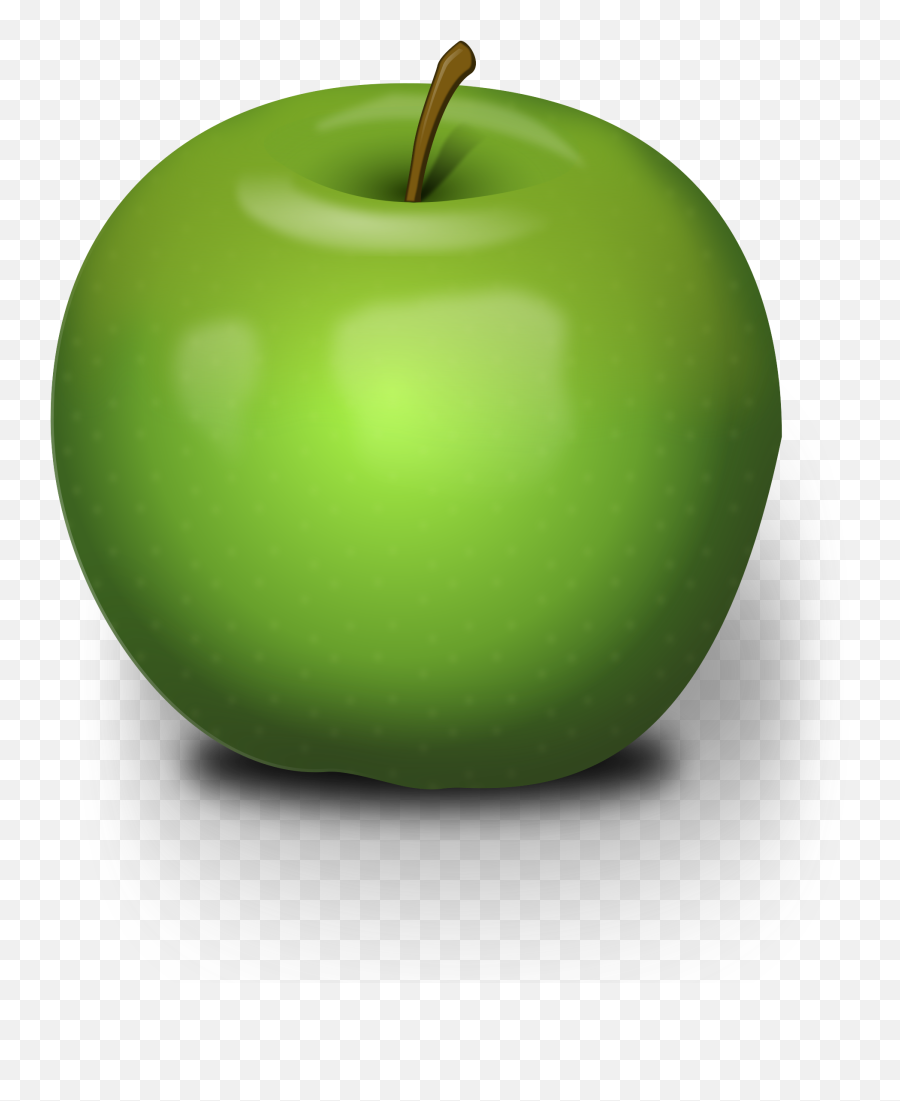 Green Apple Icon 30775 - Free Icons Library Green Apple Clipart Emoji,Apple Icon Emoji