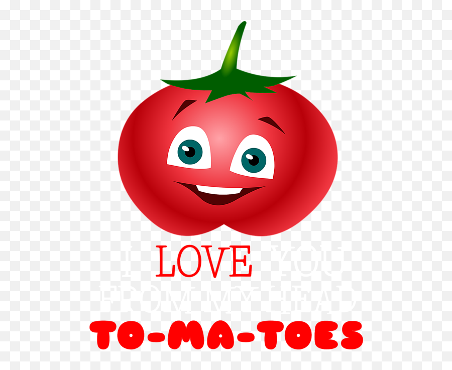 Head Tomatoes Funny Tomato Pun T - Happy Emoji,Head Hitting Wall Emoticon