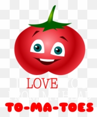 Head Tomatoes Funny Tomato Pun T - Happy Emoji,Head Hitting Wall Emoticon